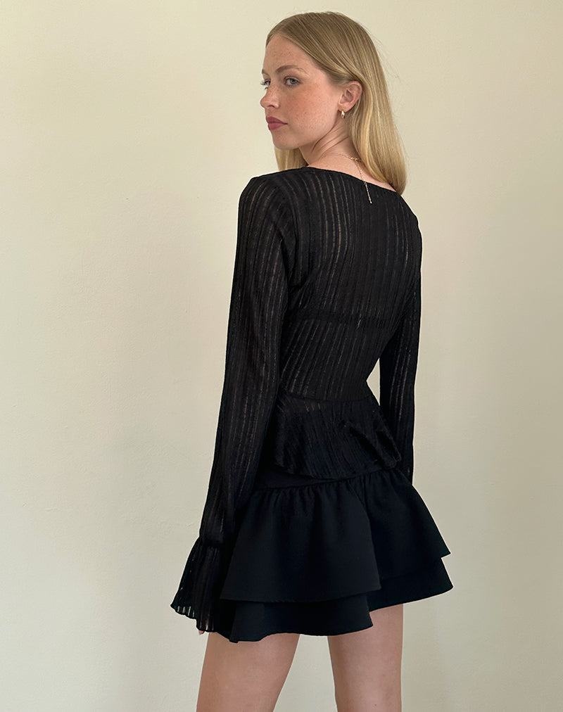 Dámské Kardigan Motel Rocks Morgana Flute Knit Černé | WCE7659TN