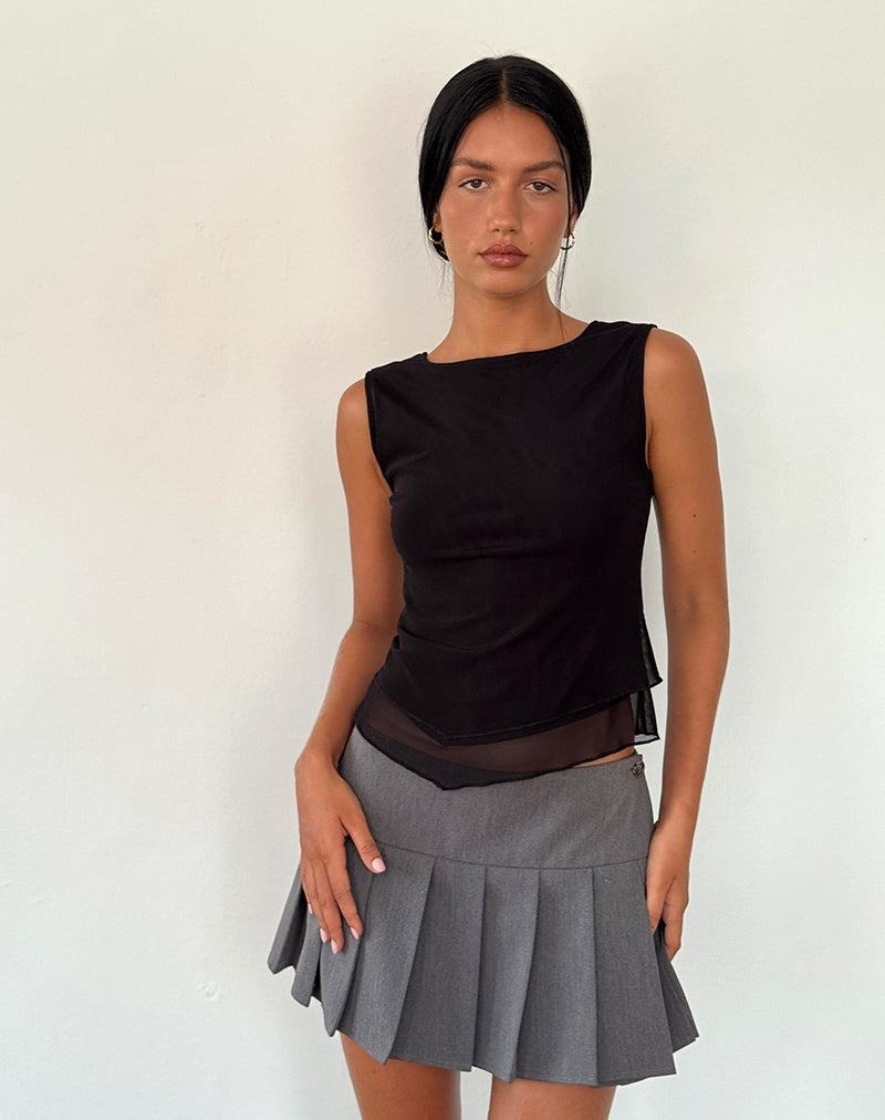 Dámské Vesta Motel Rocks Rochie Asymmetric Top Černé | XNA2445XZ